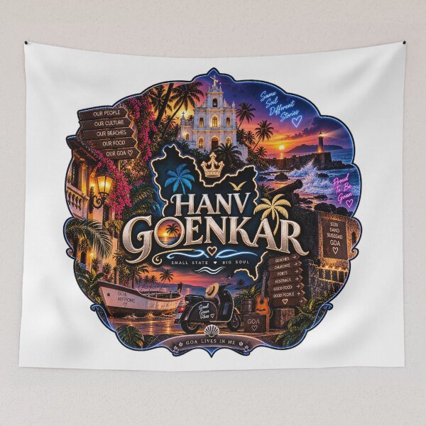 Item preview, Hanv Goenkar • Proud To Be Goan • Small State Big Soul designed and sold by Goanheartprints.