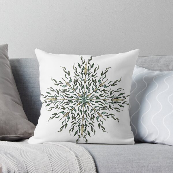 Item preview, Leaf Spear Fantasy Mandala Design designed and sold by larkanneart.