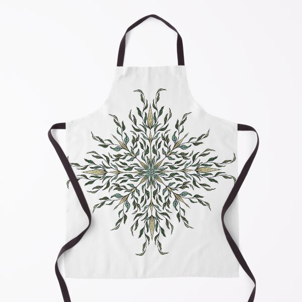Item preview, Leaf Spear Fantasy Mandala Design designed and sold by larkanneart.