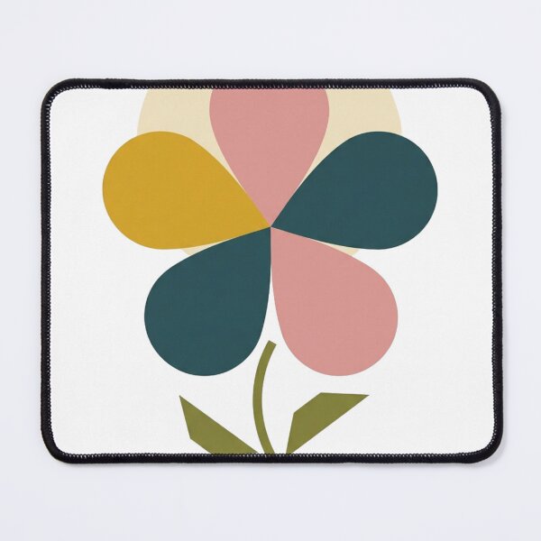Item preview, Geometric Flower Sun – Modern Retro Minimalist Floral Art designed and sold by meghnad.