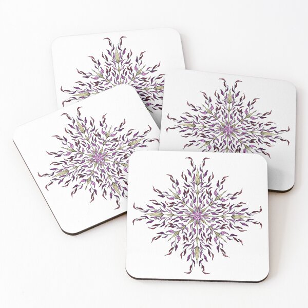 Item preview, Leaf Spear Fantasy Mandala Design designed and sold by larkanneart.