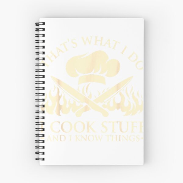 Item preview, That's What I Do I Cook Stuff I Know Things Cooking Chef T-Shirt designed and sold by Atros.