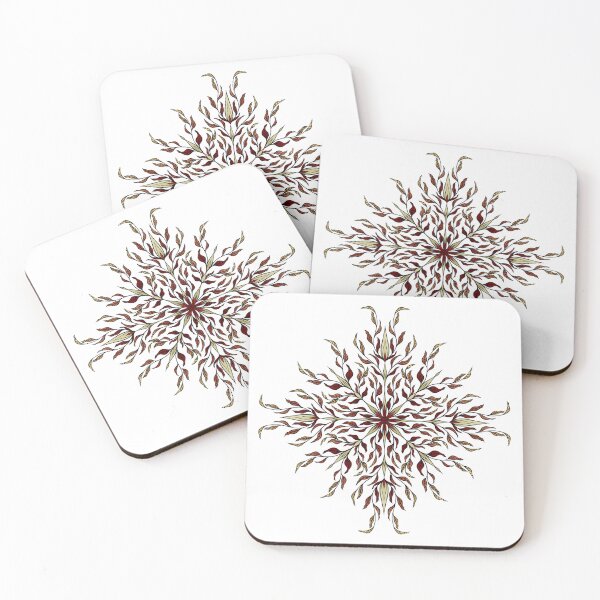 Item preview, Leaf Spear Fantasy Mandala Design designed and sold by larkanneart.