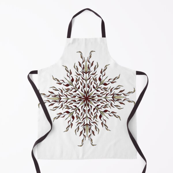 Item preview, Leaf Spear Fantasy Mandala Design designed and sold by larkanneart.