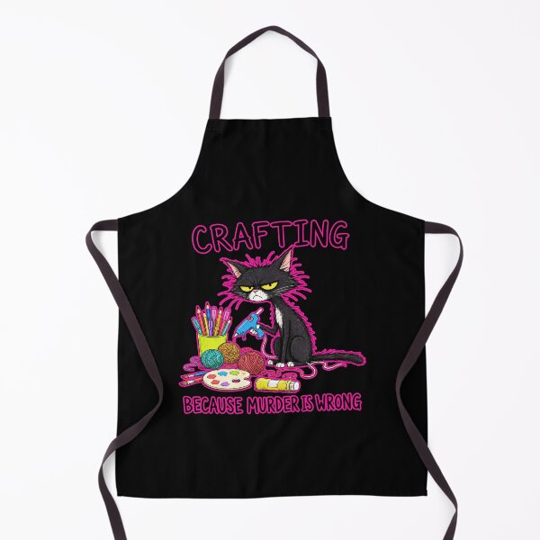 Item preview, Crafting Because Murder Is Wrong  designed and sold by WoodburyLake.