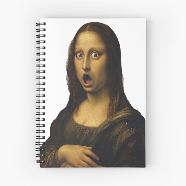 Item preview, Shocked Mona Lisa - Surprised Classic Art Meme designed and sold by NostalgiaPop77.