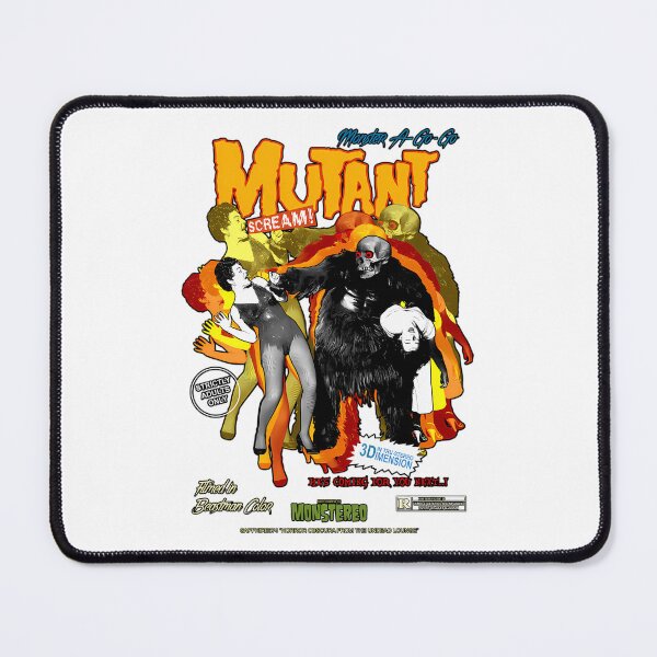 Item preview, Mutant Scream Retro Horror Movie Poster designed and sold by Biscuteny.