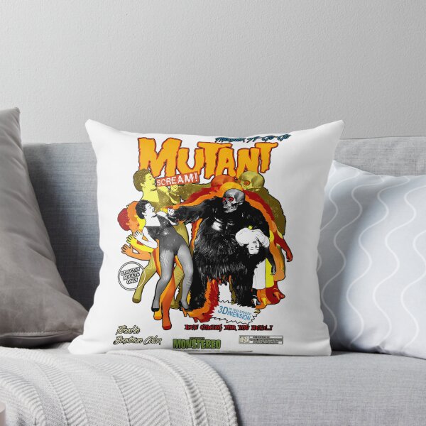 Item preview, Mutant Scream Retro Horror Movie Poster designed and sold by Biscuteny.