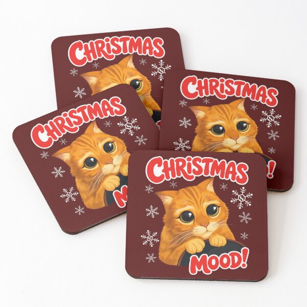 Item preview, Christmas Cat Mood  designed and sold by stephensgeo.