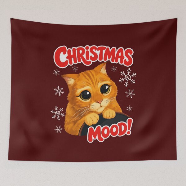 Item preview, Christmas Cat Mood  designed and sold by stephensgeo.