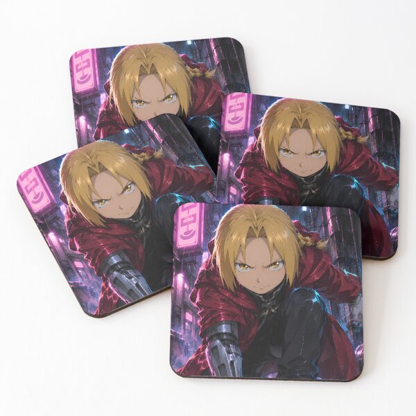 Item preview, Edward Elric Fullmetal Alchemist Neon Rain Landing designed and sold by SolenneAzur.