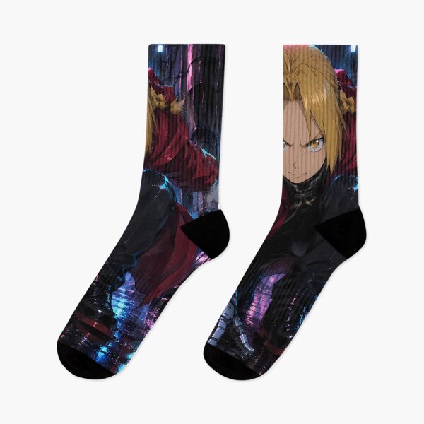 Item preview, Edward Elric Fullmetal Alchemist Neon Rain Landing designed and sold by SolenneAzur.