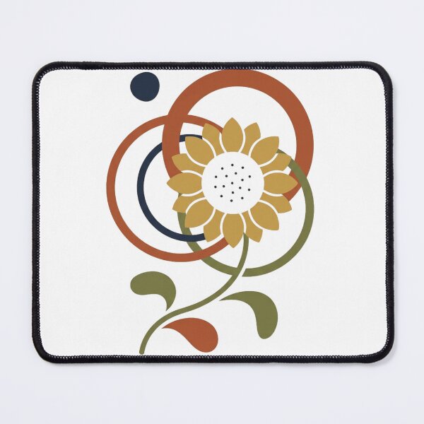 Item preview, Boho Sunflower Rings – Minimalist Abstract Floral Art designed and sold by meghnad.