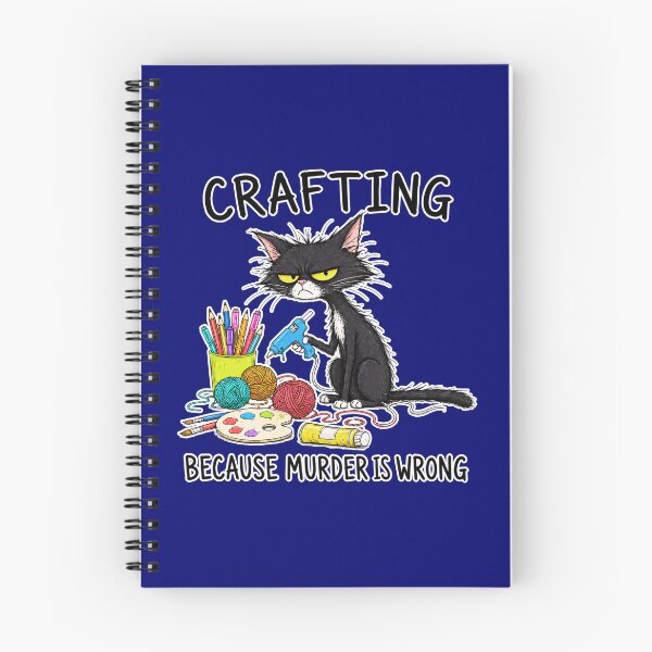 Item preview, Crafting Because Murder Is Wrong  designed and sold by WoodburyLake.