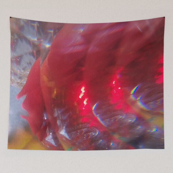 Item preview, Fire Element: Ruby Radiance - Refracted Petal Flame Art designed and sold by ElionSolis.