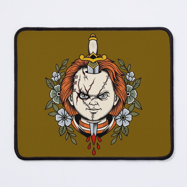 Item preview, Traditional Killer Doll Tattoo designed and sold by Fictional Ink Society.