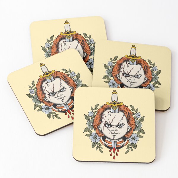 Item preview, Traditional Killer Doll Tattoo designed and sold by Fictional Ink Society.