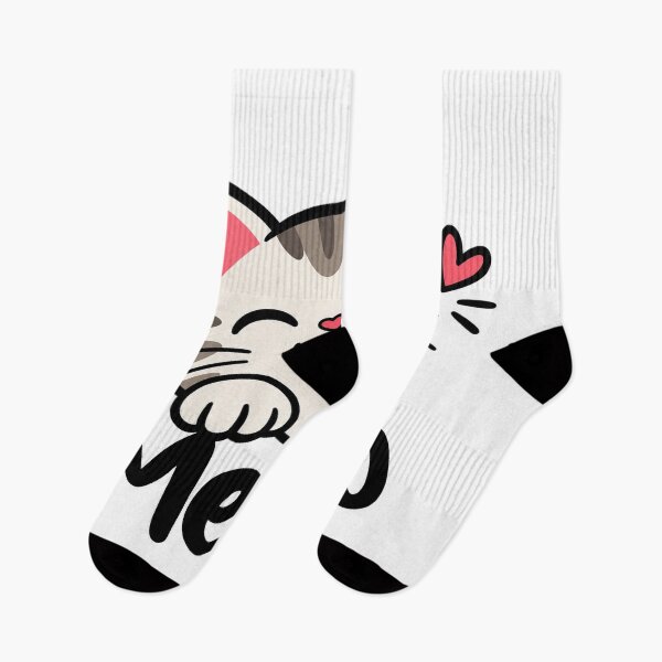 Item preview, Cute Meow Cat Doodle designed and sold by Down Zero.