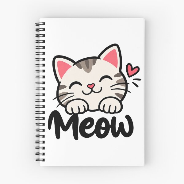 Item preview, Cute Meow Cat Doodle designed and sold by Down Zero.