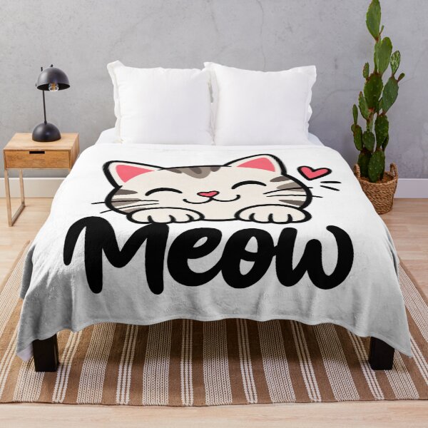 Item preview, Cute Meow Cat Doodle designed and sold by Down Zero.