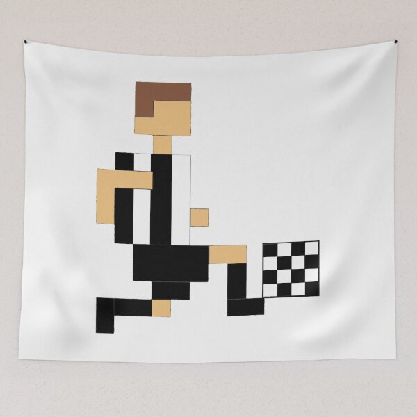Item preview, Newcastle Square Footballer Kicking Football  designed and sold by famousflies313.