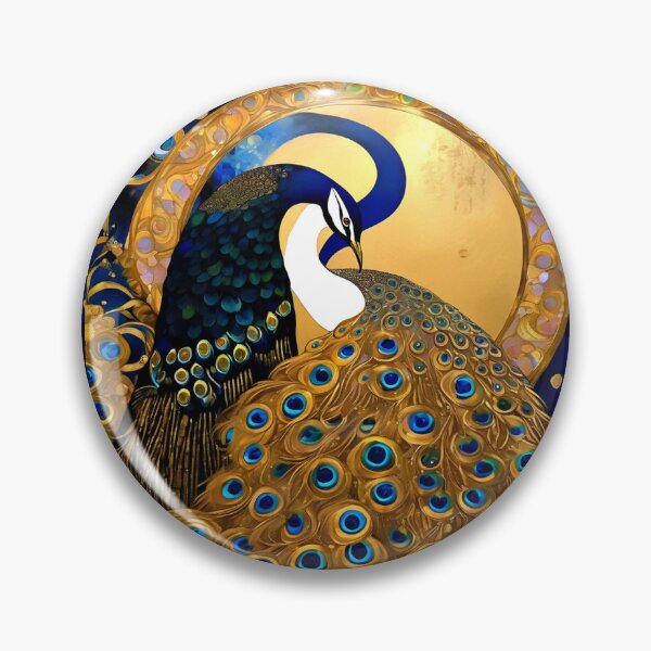 Item preview, Abstract Golden Peacock  designed and sold by TheDarkWardrobe.