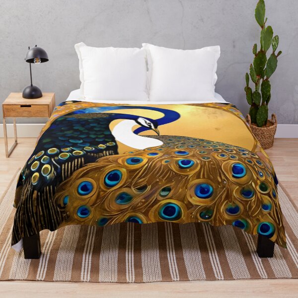 Item preview, Abstract Golden Peacock  designed and sold by TheDarkWardrobe.