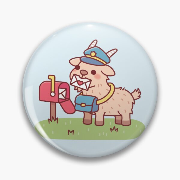 Item preview, Cute Goat Postal Mail Delivery Service designed and sold by rustydoodle.
