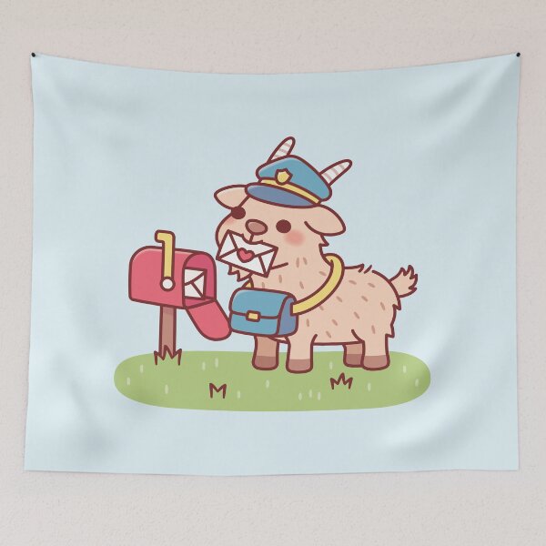 Item preview, Cute Goat Postal Mail Delivery Service designed and sold by rustydoodle.