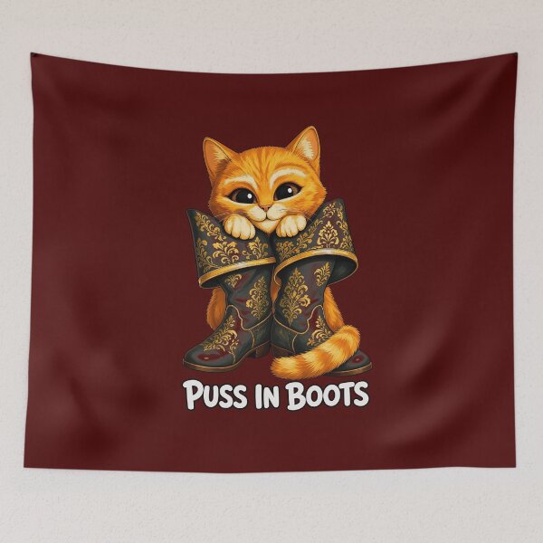 Item preview, Brave Cat In Boots  designed and sold by stephensgeo.