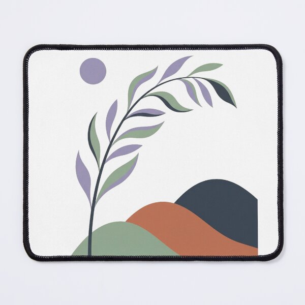 Item preview, Abstract Hillside Leaves – Minimalist Botanical Landscape Art designed and sold by meghnad.