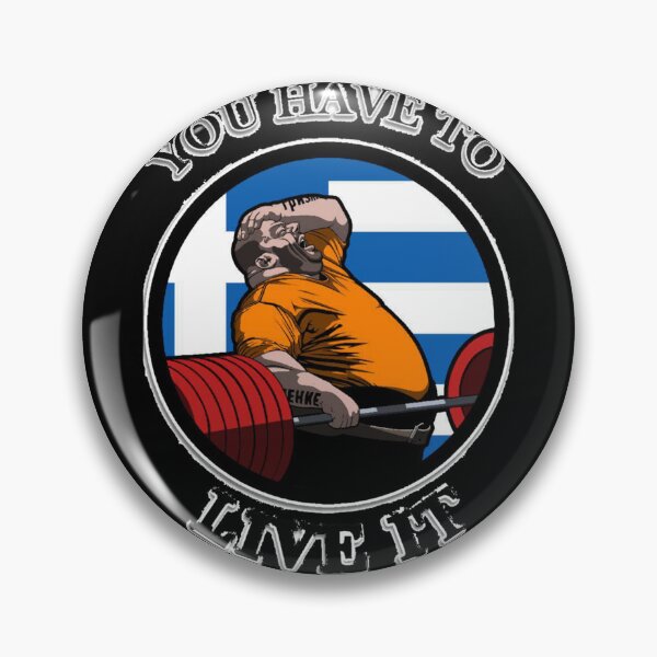 Item preview, Weightlifting Motivation Live It Fitness Circle Logo designed and sold by EmmaPicot.