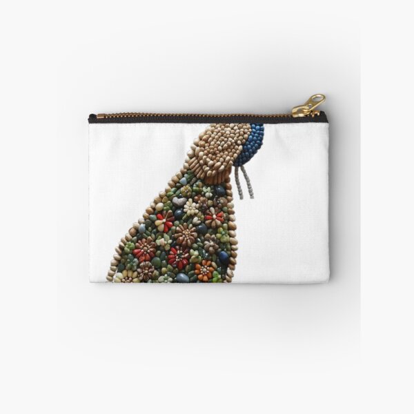 Item preview, Peacock Mosaic - Natural Seed and Grain designed and sold by PrintWavePro.