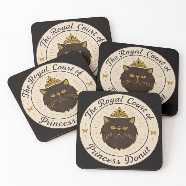 Item preview, The Royal Court of Princess Donut Majestic Cat Emblem designed and sold by farris-emel-art.