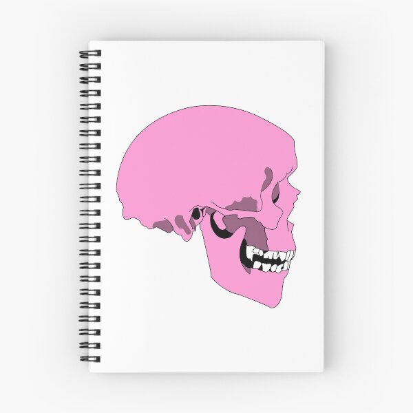 Item preview, skull (pink) designed and sold by MagentaMoonStudio.