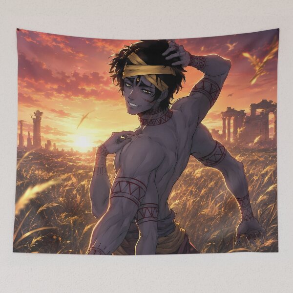 Item preview, Shiva Record of Ragnarok Fiery Sunset Ancient Ruins designed and sold by SolenneAzur.