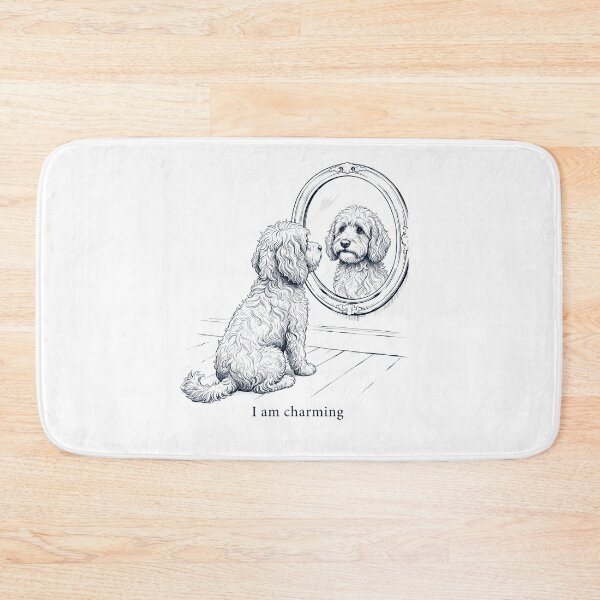 Item preview, Cockapoo I Am Charming Mirror Meme Dog Lover designed and sold by dian-rody-crest.