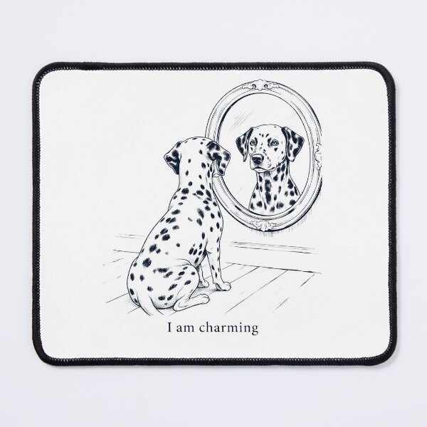 Item preview, Dalmatian I Am Charming Mirror Meme Dog Lover designed and sold by dian-rody-crest.