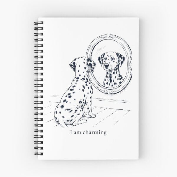 Item preview, Dalmatian I Am Charming Mirror Meme Dog Lover designed and sold by dian-rody-crest.
