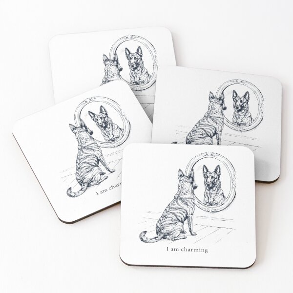 Item preview, Dutch Shepherd I Am Charming Mirror Meme Dog Lover designed and sold by dian-rody-crest.