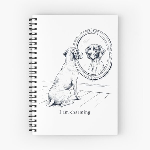 Item preview, English Pointer I Am Charming Mirror Meme Dog Lover designed and sold by dian-rody-crest.