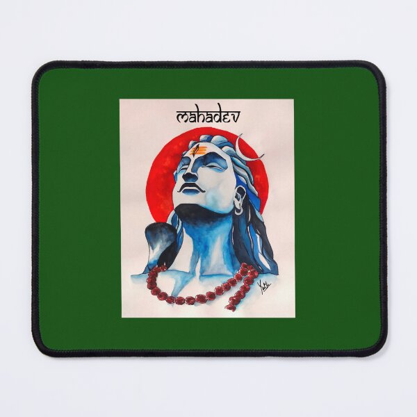 Item preview, Lord Shiva Painting Oversized  designed and sold by CuriousKingShop.