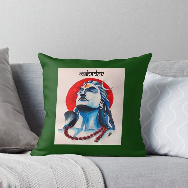 Item preview, Lord Shiva Painting Oversized  designed and sold by CuriousKingShop.