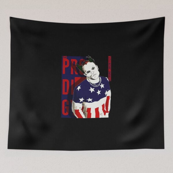 Item preview, Cyber Punk Horned Warrior Patriotic Star Graphic designed and sold by EmmaPicot.