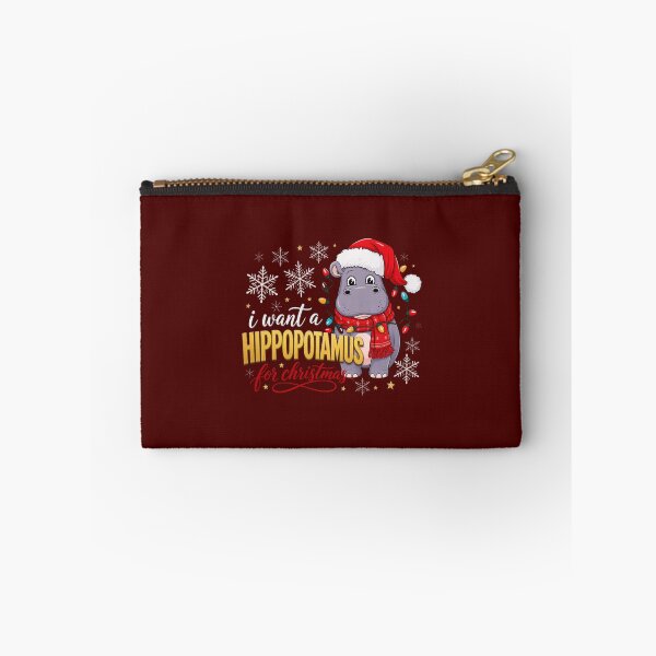 Item preview, Hippopotamus For Christmas designed and sold by stephensgeo.
