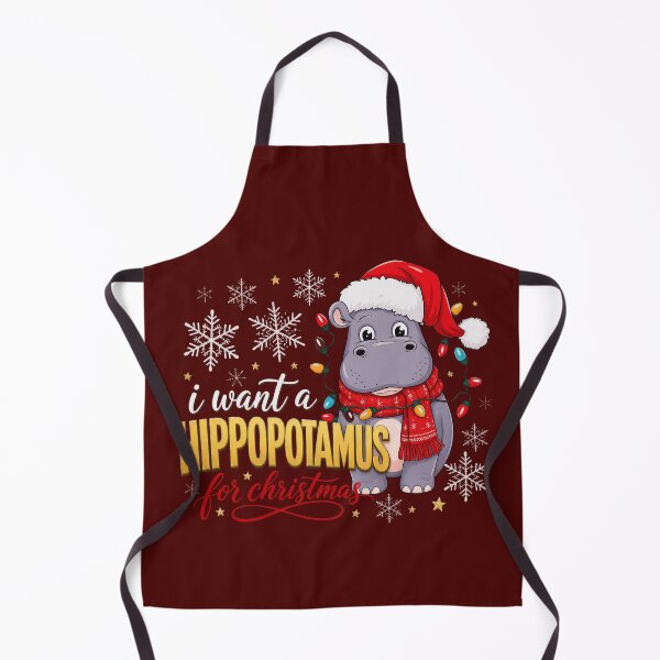 Item preview, Hippopotamus For Christmas designed and sold by stephensgeo.