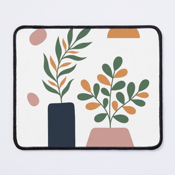 Item preview, Abstract Potted Leaves – Minimalist Modern Botanical Art designed and sold by meghnad.