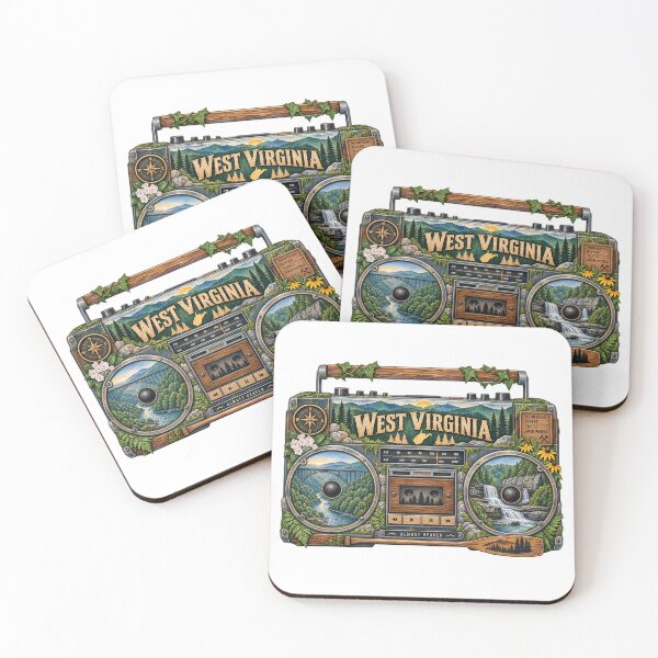 Item preview, West Virginia Gen X Boom Box designed and sold by Whimspired By Paxx.