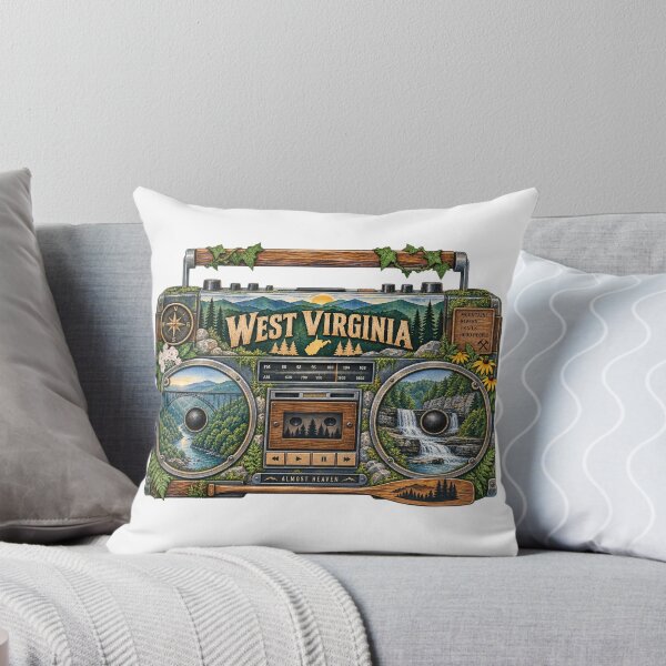 Item preview, West Virginia Gen X Boom Box designed and sold by Whimspired By Paxx.