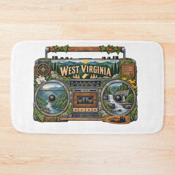 Item preview, West Virginia Gen X Boom Box designed and sold by Whimspired By Paxx.